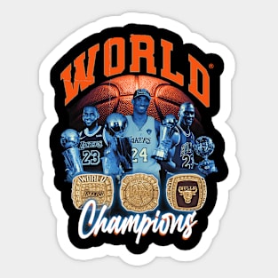 World Champions Graphic Tee Sticker